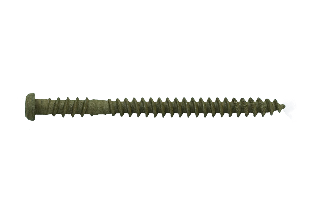 Muro #10 x 2-1/2" Coarse Thread Screw, Trim Head, Torx 20 Drive, Sharp Point Screw Tip, Ceramic Coating, Tan Coil - 900 Pcs