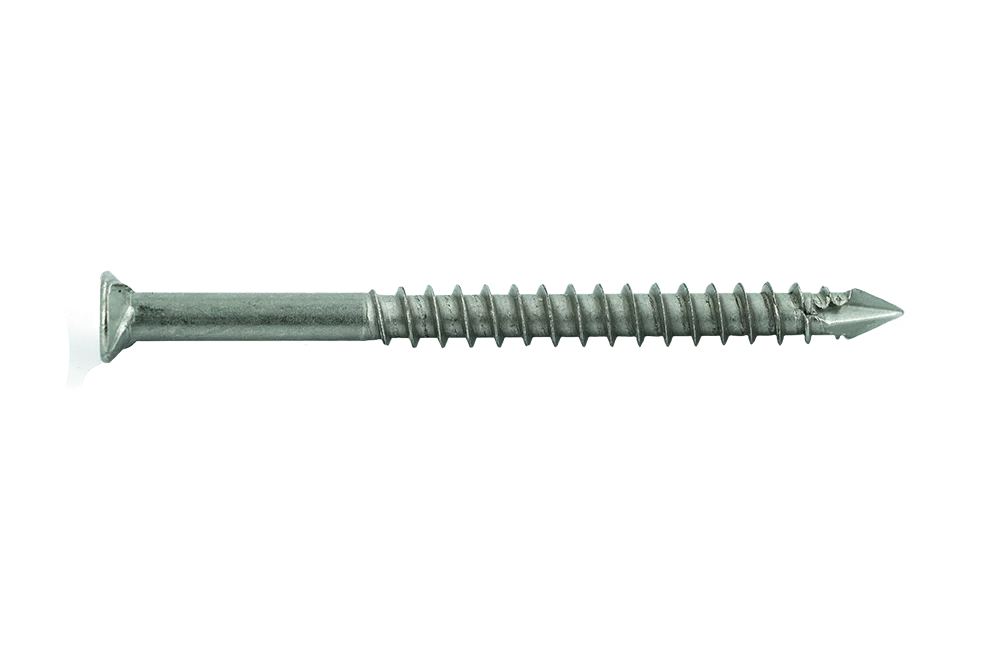 Muro #10 x 2-1/2" Coarse Thread Exotic Hardwood Screw ,Flat Head, Sharp Arrow Point Screw Tip, Torx 20 Drive, 305 Stainless Steel - 900 Pcs