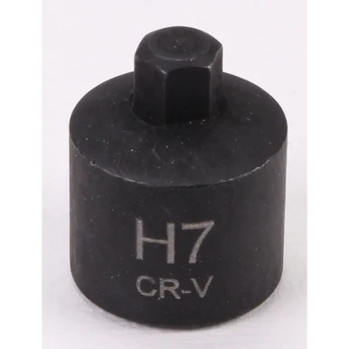 3/8"Dr Hex Adaptor Socket 7mm 24mmL [VS0322-06]