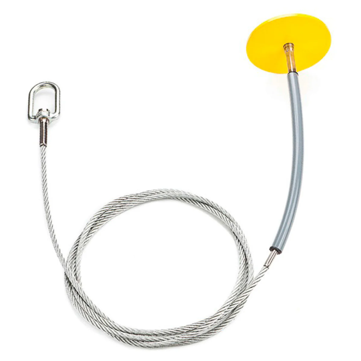 Werner A710004-2 A710004-2 Drop Through Anchor with 4in Plate 2ft Cable