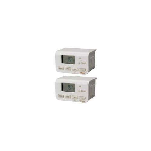 Woods 50007 50007WD Indoor 24-Hour Digital Plug-In Timer, 2 Pack, 1 Polarized Outlet, Ideal For