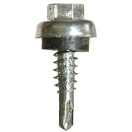 1/4-14 x 7/8" ZAC Lap, Self-Drilling Fastener with 3/8" Hex Washer Head (250 piece bag)
