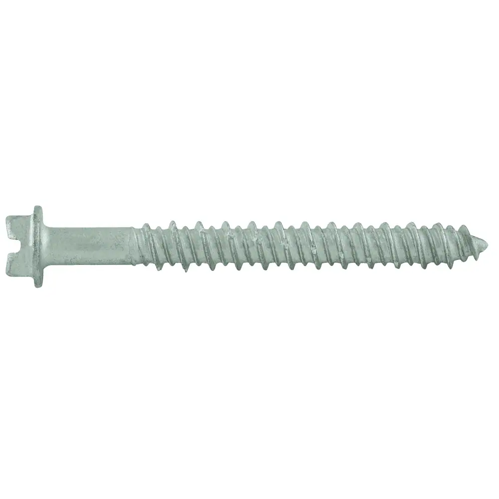 DeWalt ULTRACON+‚ 1/4" x 2-1/4" Hex Washer Head Silver Screw Anchor - 100 Qty