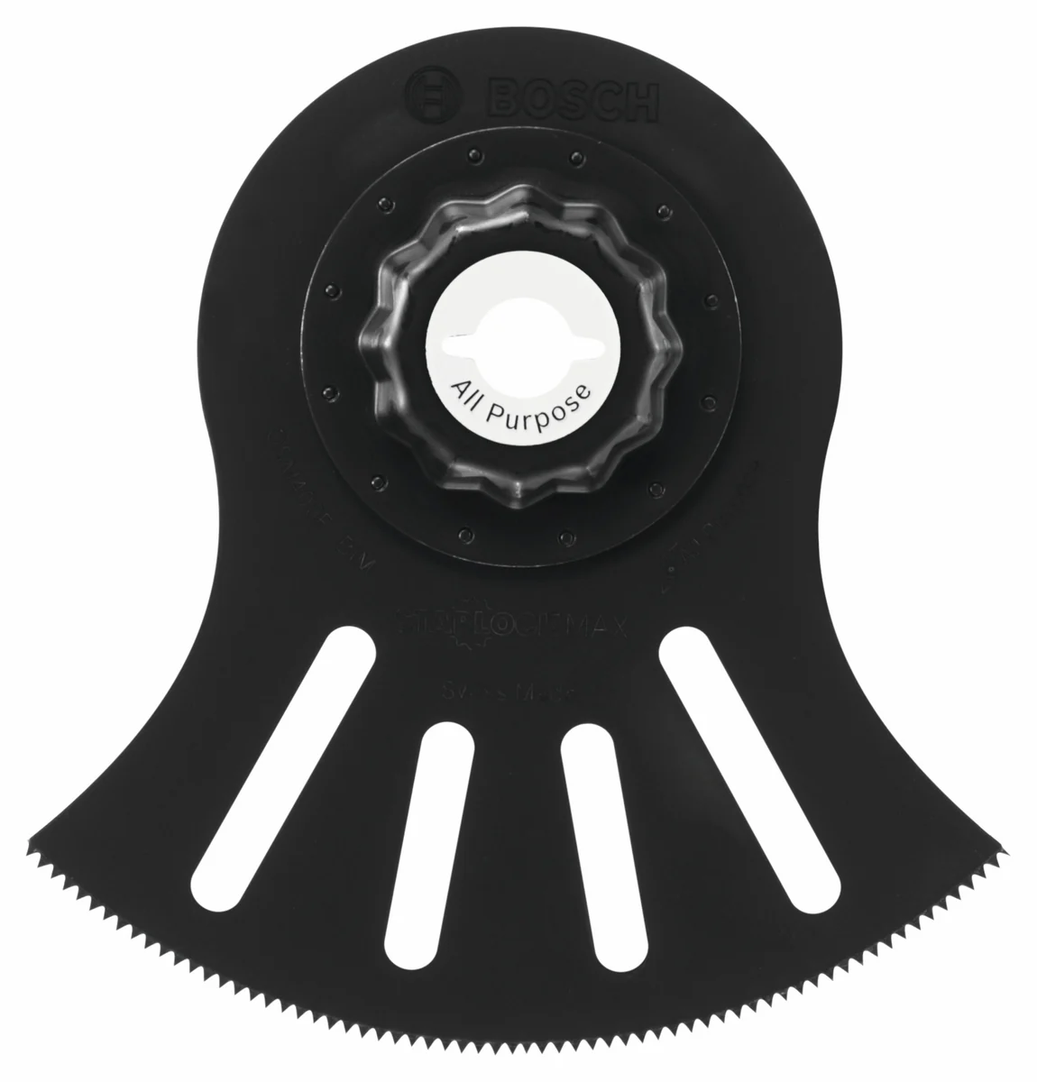 BOSCH OSM400F 4 In. StarlockMax Oscillating Multi-Tool Bi-Metal Segment Saw Blade
