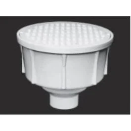 2” Round Floor Sink with Aluminum Beehive Strainer