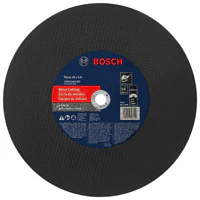 BOSCH CWPS1M1420 14 In. 5/32 In. 20 mm Arbor Type 1A (ISO 41) 24 Grit Metal Cutting Bonded Abrasive Wheel