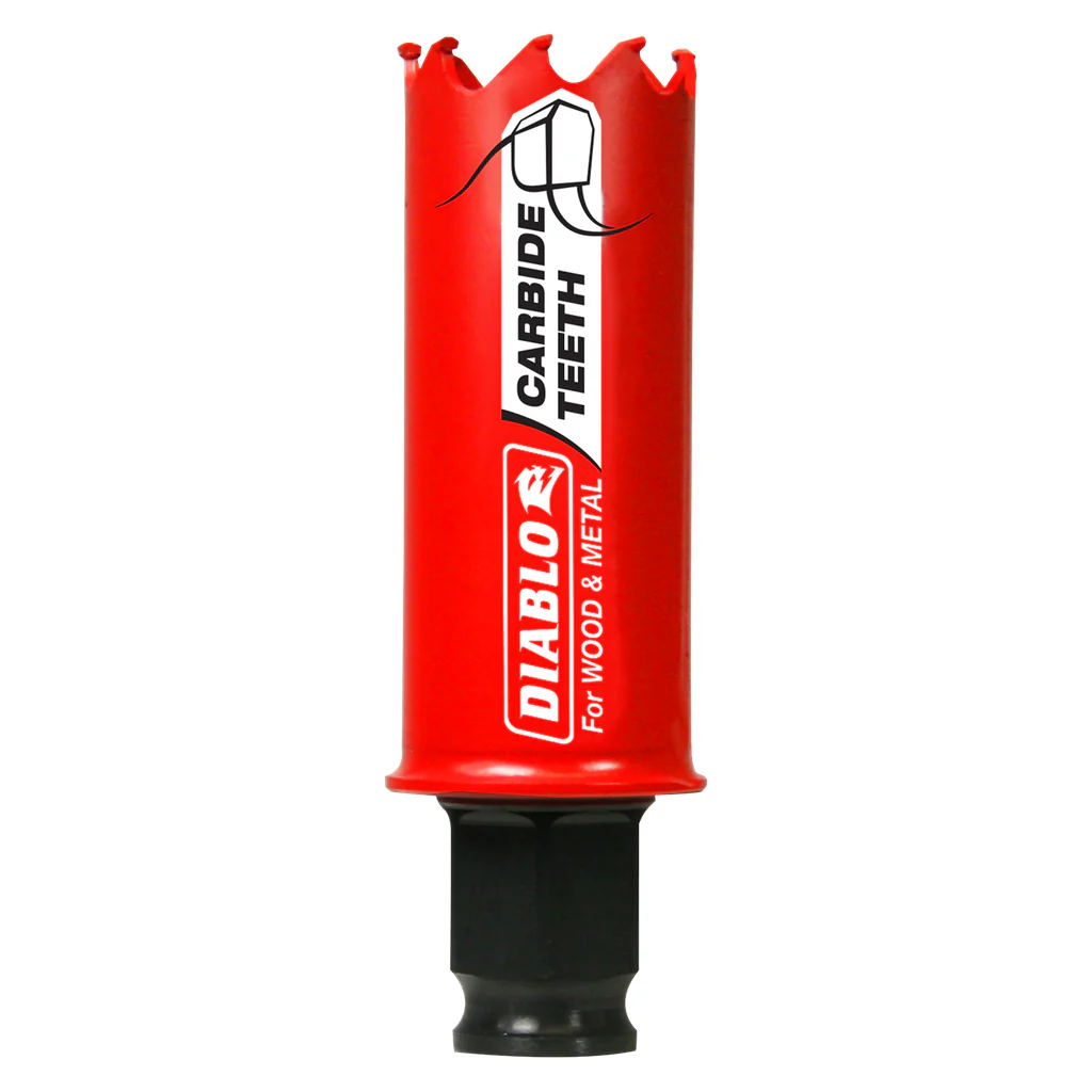Diablo 1-1/16" x 27mm Carbide Teeth Hole Saw for Wood and Metal