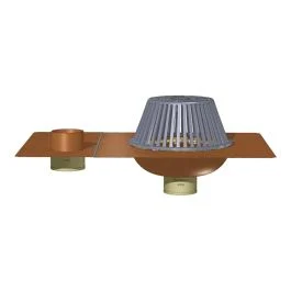 Thunderbird Copper Bottom Outlet Drain with Overflow
