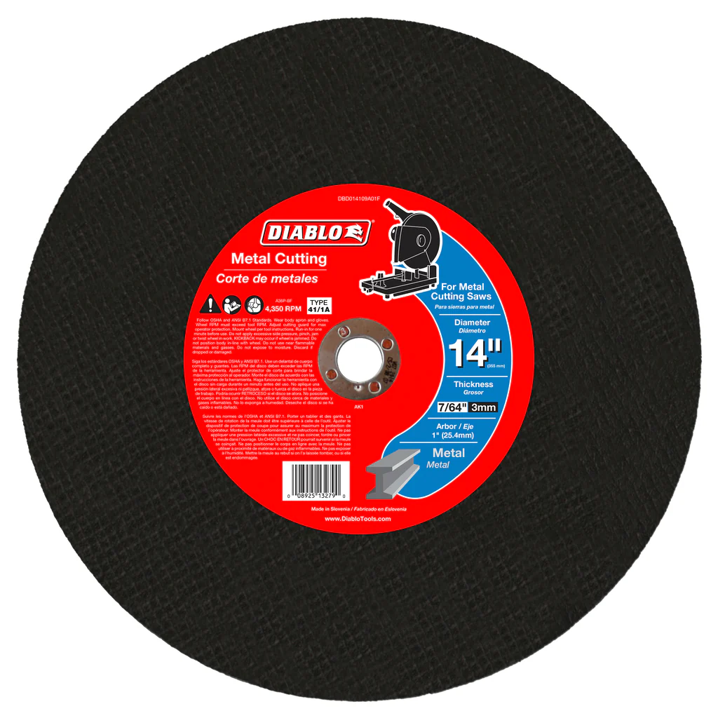 Diablo 14" Chop Saw Disc for Metal