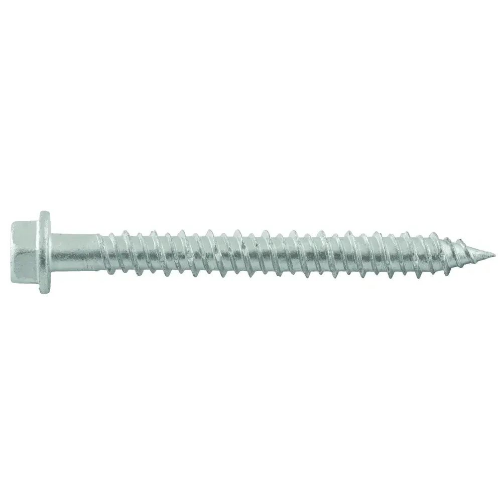 DeWalt AGGRE-GATOR‚ 1/4" x 1-3/4" Hex Washer Head Bi-Metal Screw Anchor - 50 Qty