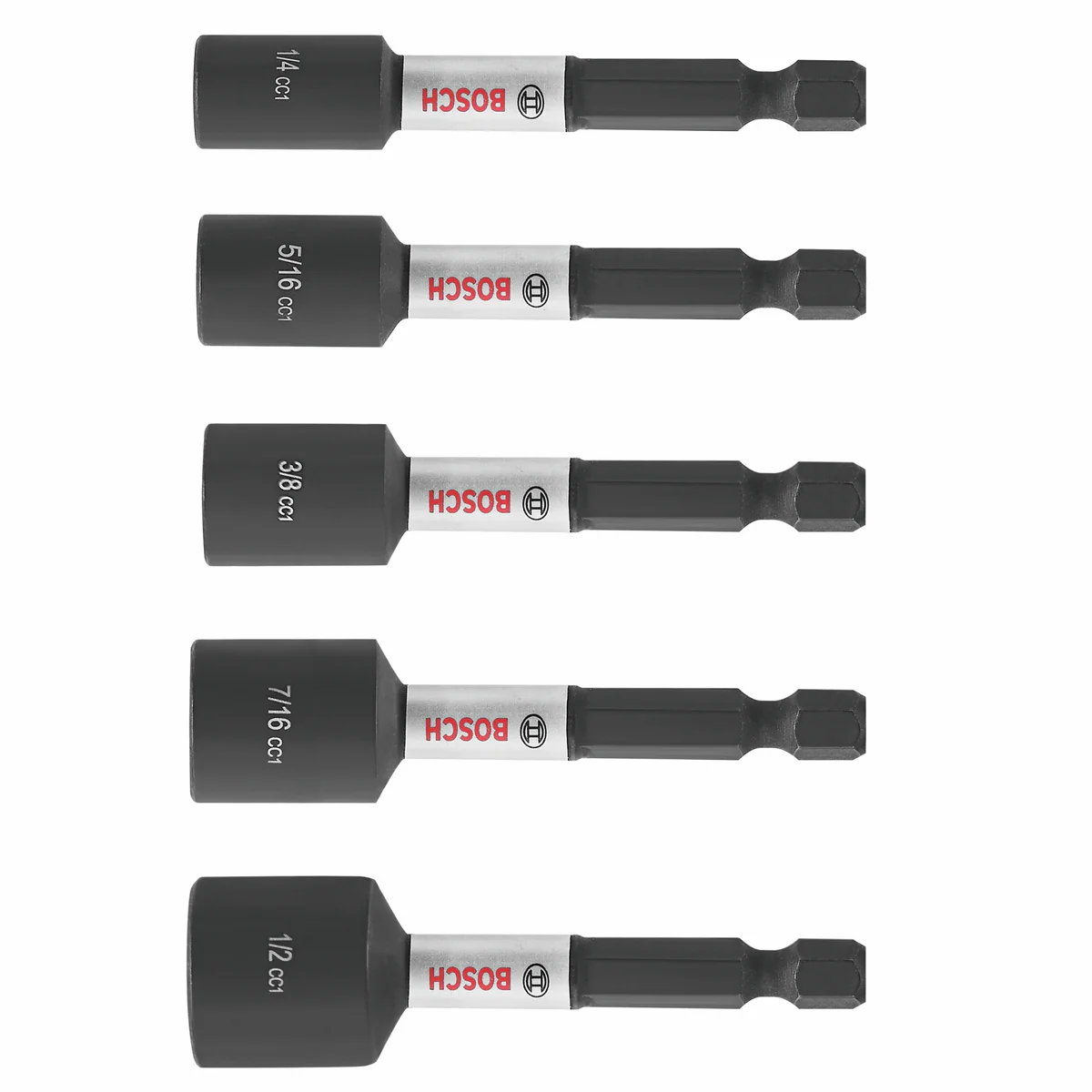 BOSCH ITDNSV205 5 pc. Driven 2-9/16 In. Impact Nutsetter Set