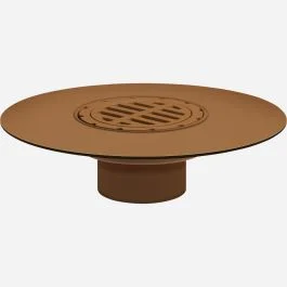 Smith DX1240 Medium Wide Flange Body Roof Drain with "SafeSet" Bucket