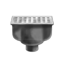 MIFAB FS1530 8" x 4" x 4" Deep Floor Sink