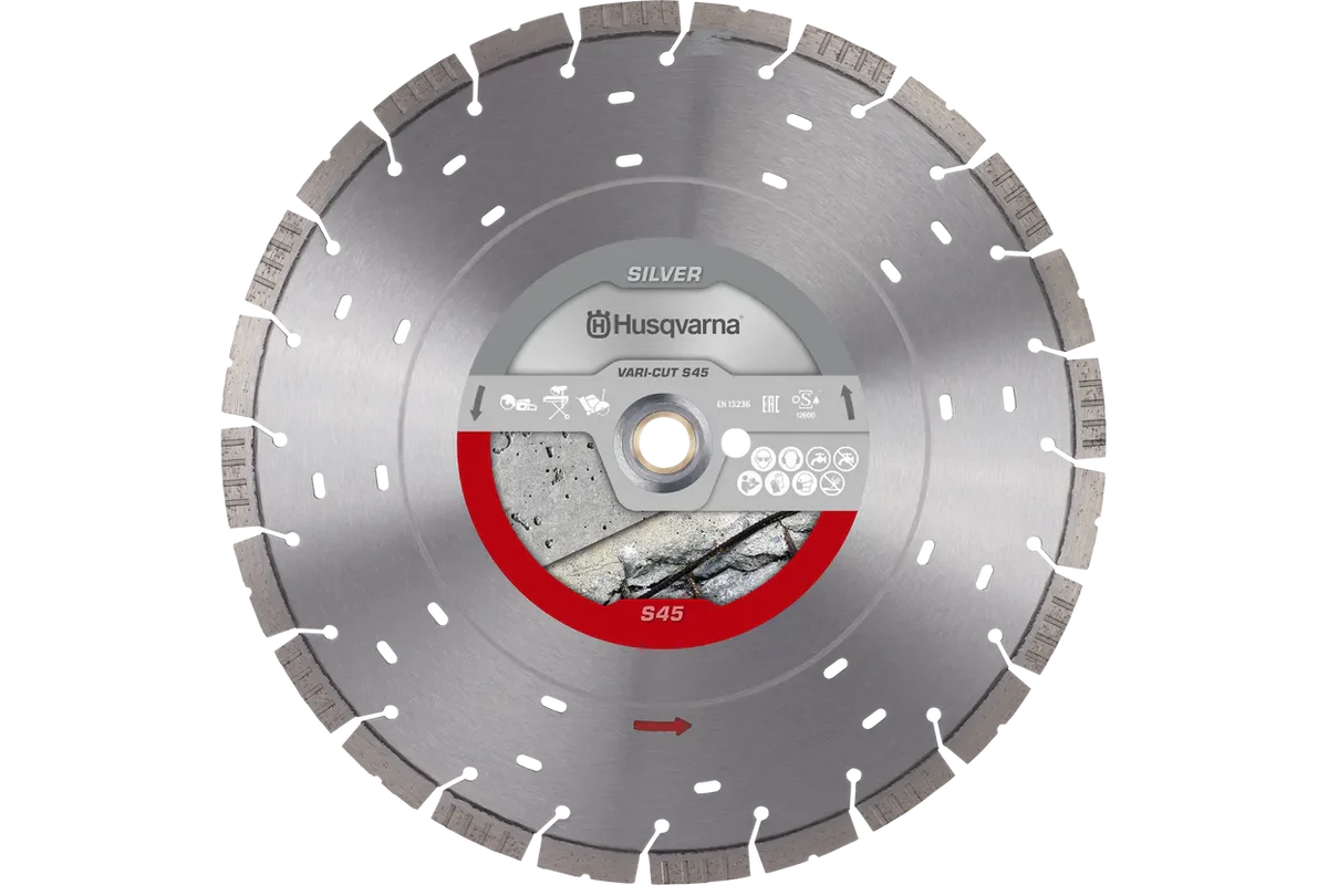 Husqvarna 534973120 VARI-CUT S45 Segmented Diamond Blade