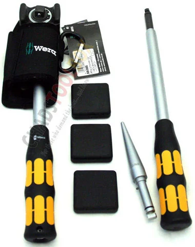 WERA 8002 C Koloss 1/2" Drive Hammerhead Ratchet Complete Set