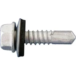 #14 Daggerz™ Hex Washer Head Self Drill Screws with Bonded Washer, 410 Stainless Steel Dagger-Guard Coating (Full Carton Quantity)