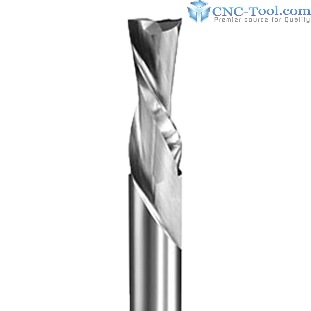 3/16 in x 3/4 in CL Two Flute Down Shear Finish Router Bit - #110-0320