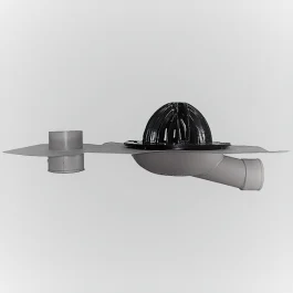 Thunderbird Stainless Steel Side Outlet Drain with Overflow