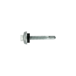#12-14 ZAC Self-Drilling Fastener with Zinc Alloy Capped Hex Washer Head (250 piece bag)