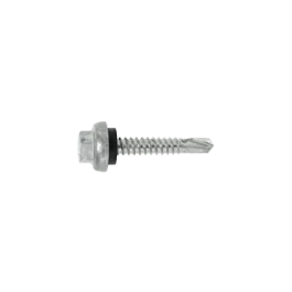 1/4-14 x 1 1/4" ZAC Self-Drilling Fastener with 3/8" Hex Washer Head (250 piece bag)