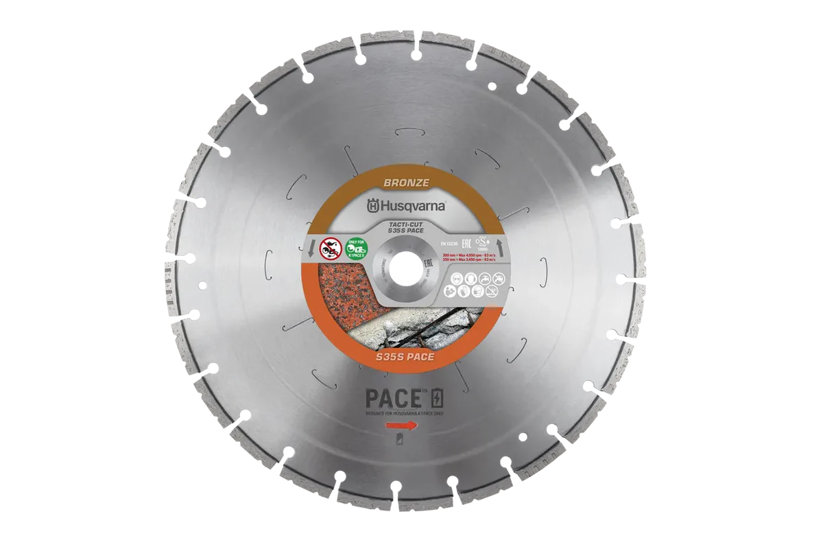 Husqvarna 529663903 14 In TACTI-CUT S35S PACE Diamond Blade