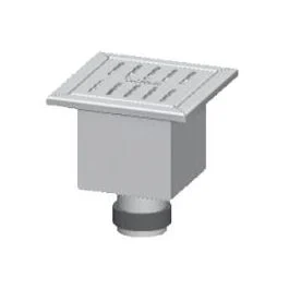 MIFAB FS1970 8'' x 8'' x 6'' Replacement Stainless Steel Floor Sink Liner
